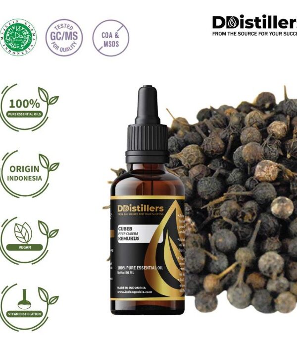 Cubeb / Kemukus Essential Oil Pure 100%, 50-100ML GS