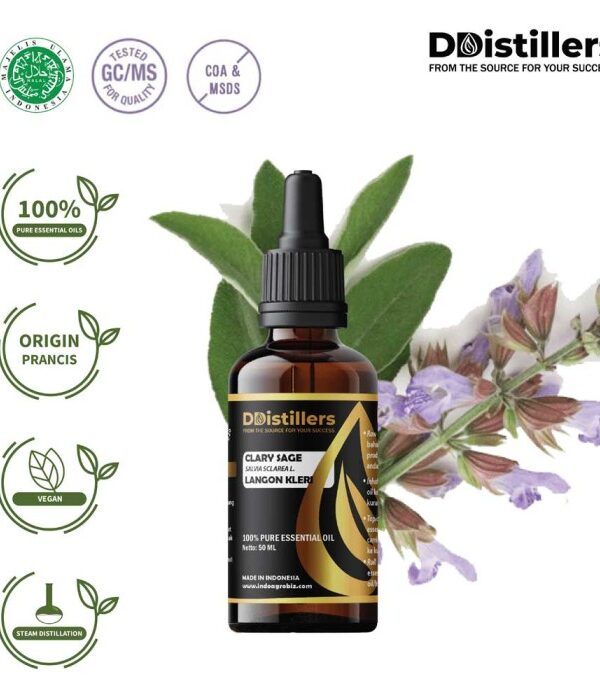 Clary Sage / Langon Kleri Essential Oil Pure 100%, 50-100ML GS