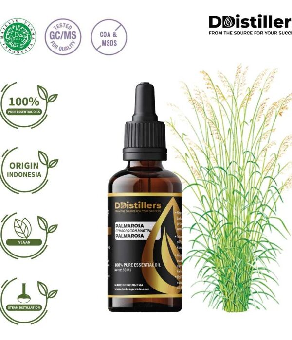 Palmarosa / Palmarosa Essential Oil Pure 100%, 50-100ML GS