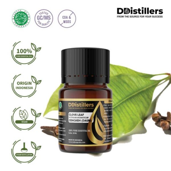 Clove Leaf / Daun Cengkeh Essential Oil Pure 100%, 2-10ML GS