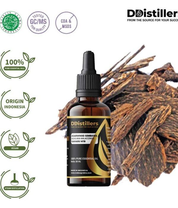 Agarwood Sumbawa / Gaharu NTB Essential Oil Pure 100%, 50-100ML GS