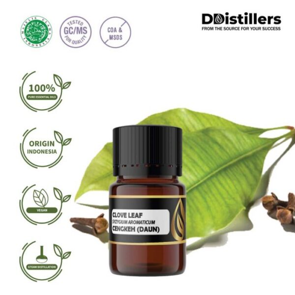 Clove Leaf / Daun Cengkeh Essential Oil Pure 100%, 2-10ML GS