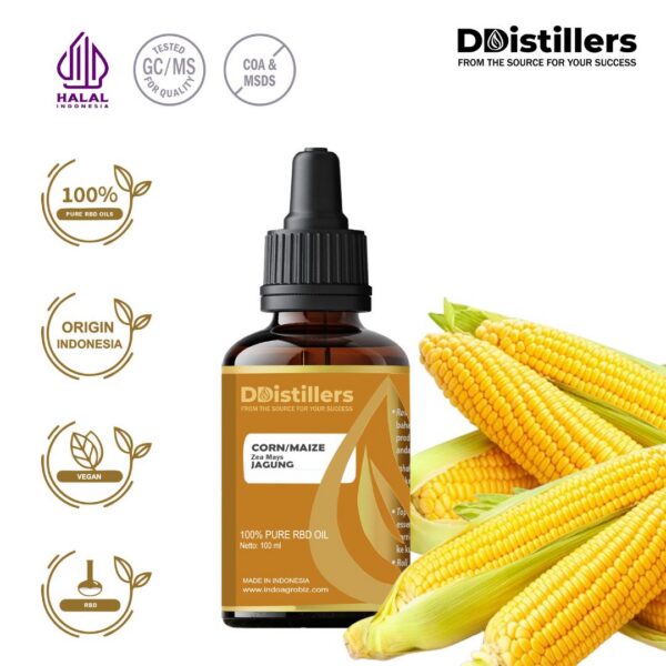 Corn / Maize / Jagung RBD Oil Pure 100%, 50-100ML GS