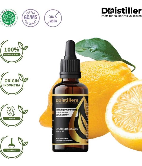 Lemon (Cold Presse) / Lemon Essential Oil Pure 100%, 50-100ML GS