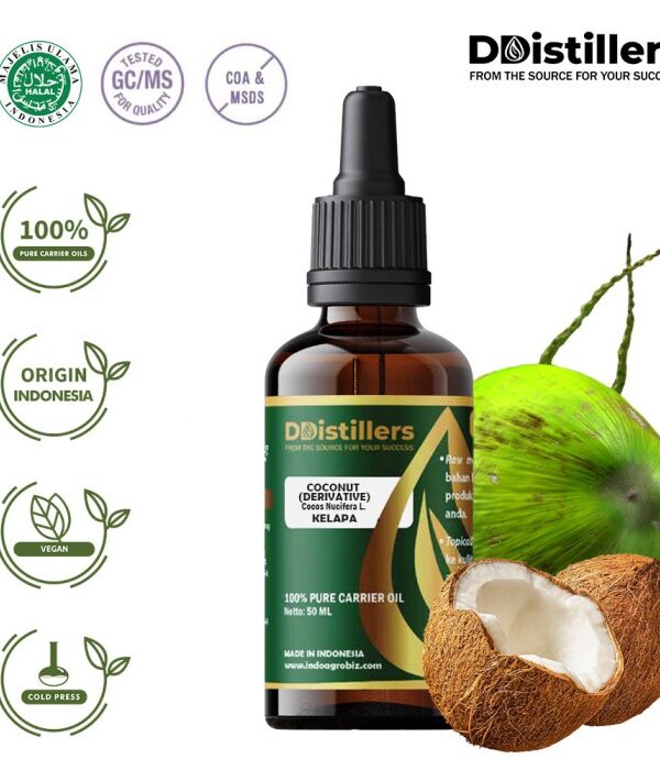 Coconut / Kelapa Derivative Carrier Oil Pure 100% Vol 50-100ML