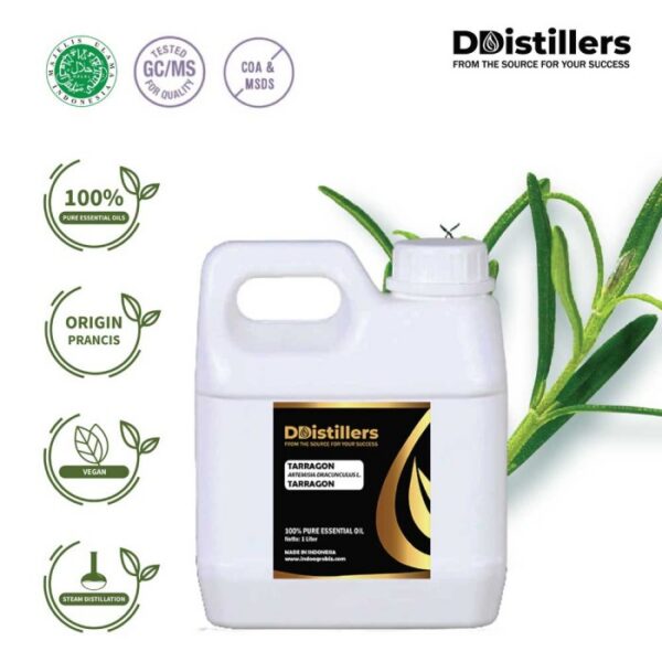 c5818e905cbe47a7a0f4544636effeef.jpg Tarragon / Tarragon Essential Oil Pure 100%, 500ML-1L HDPE/SS