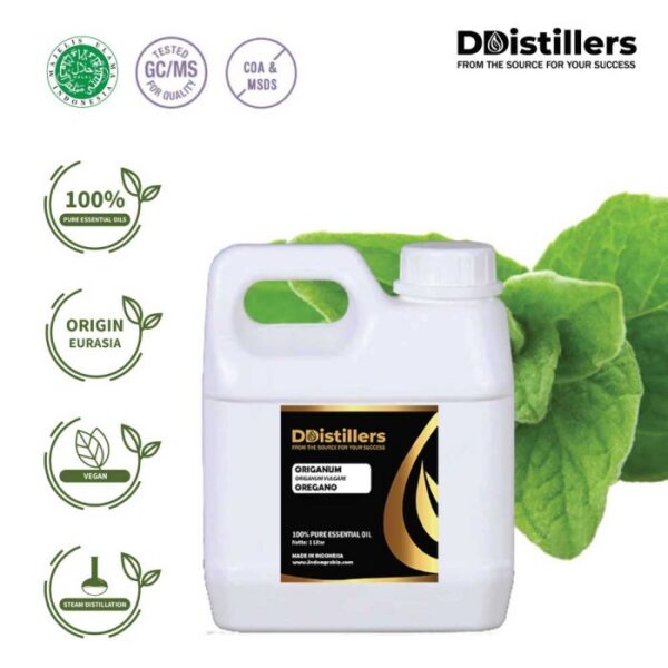 Origanum / Bunga Oregano Essential Oil Pure 100%, 500ML-1L HDPE/SS