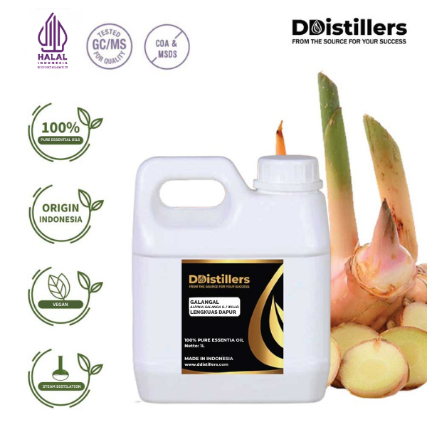 c75b5e9426d94ad090893d42b70d445a.png Galangal / Lengkuas Dapur Essential Oil Pure 100%, 500ML-1L HDPE/SS