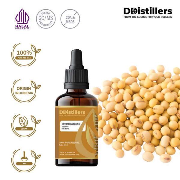 Soybean / Kedelai Grade B RBD Oil Pure 100%, 50-100ML GS