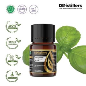 Basil (Sweet) / Selasih Essential Oil Pure 100%, 2-10ML GS