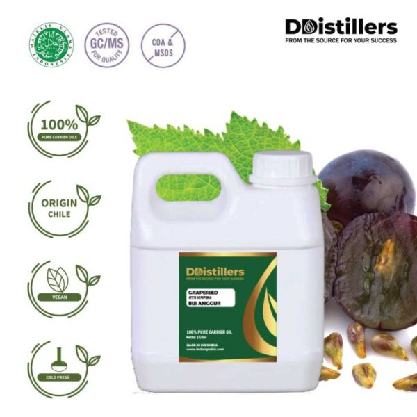 d045502543504458923ec9cbb760654b.jpg Grapeseed / Biji Anggur Carrier Oil Pure 100%, 500ML-1L HDPE