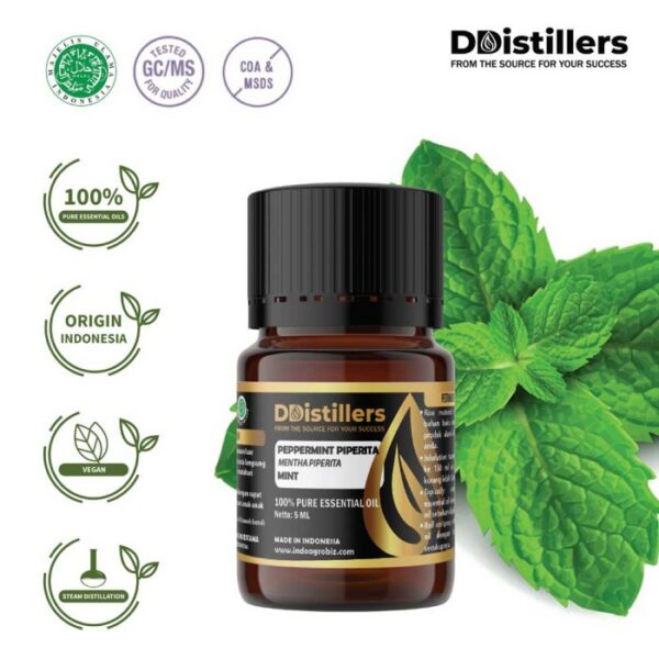 Peppermint (Piperita) / Mint Essential Oil Pure 100%, 2-10ML GS