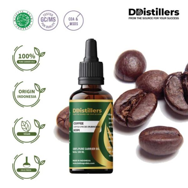 Coffee / Biji Kopi Carrier Oil Pure 100%, 50-100ML GS
