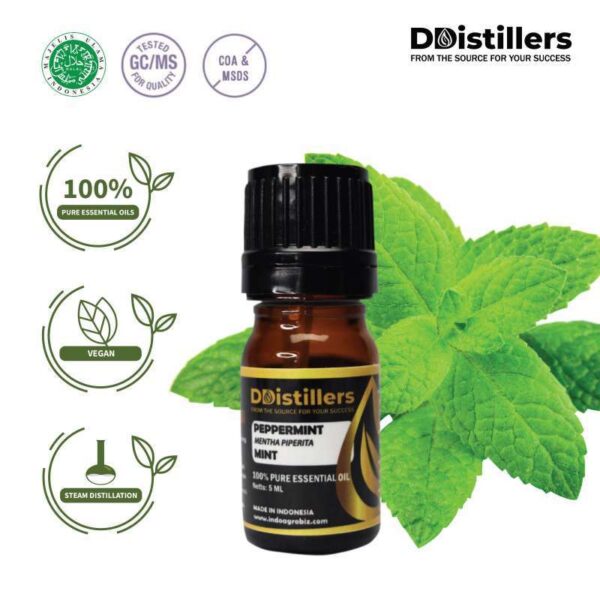 Peppermint Essential Oil 100 % Pure Volume 5 ml