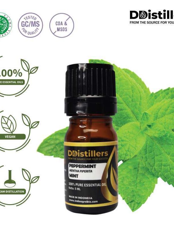 Peppermint Essential Oil 100 % Pure Volume 5 ml