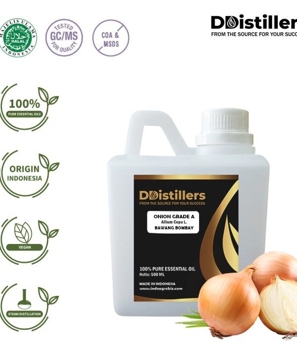 Onion / Bawang Bombay Essential Oil Pure 100%, 500ML-1L HDPE/SS