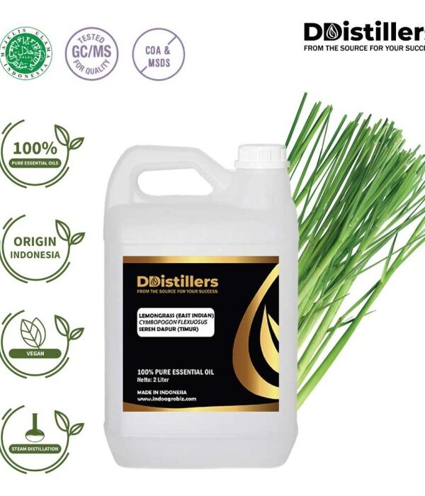 d9cf1b61ae404ff88bd27433c2c3cc3e.jpg Lemongrass East Indian / Sereh Dapur Essential Oil Pure100%, 2L HDPE