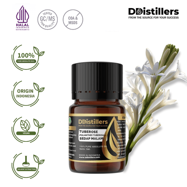 Tuberose / Sedap Malam Absolute Oil Pure 100%, 2-10ML GS