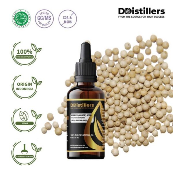 dcdea0c94e0f404f83529599c511f9c3.jpg Pepper (White) Seed / Biji Lada Putih Essential Oil Pure 100%, 50-100ML GS