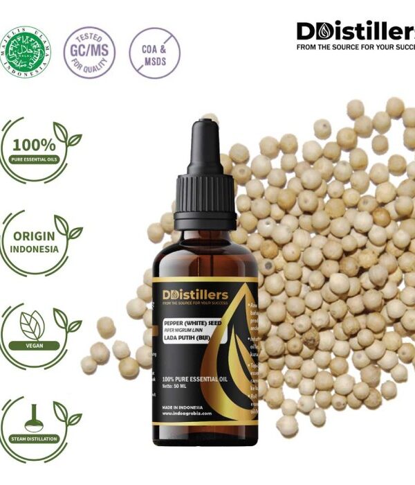 dcdea0c94e0f404f83529599c511f9c3.jpg Pepper (White) Seed / Biji Lada Putih Essential Oil Pure 100%, 50-100ML GS