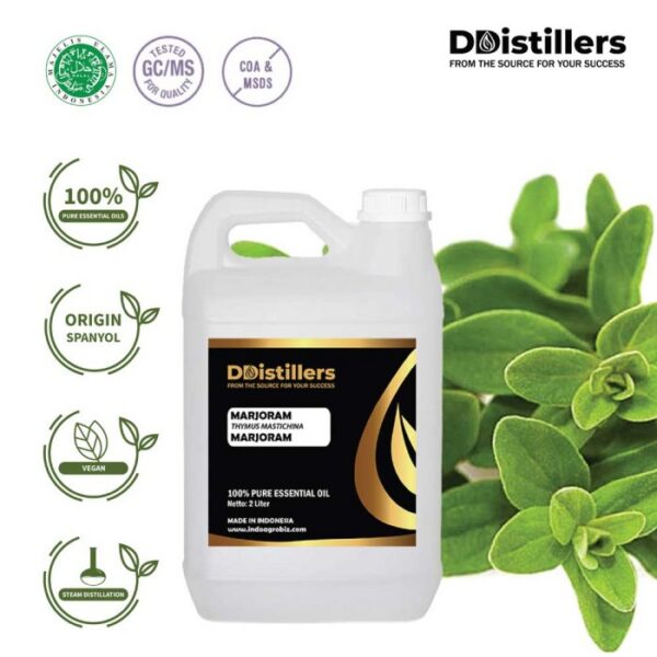 Marjoram / Marjoram Essential Oil Pure 100%, 2L HDPE