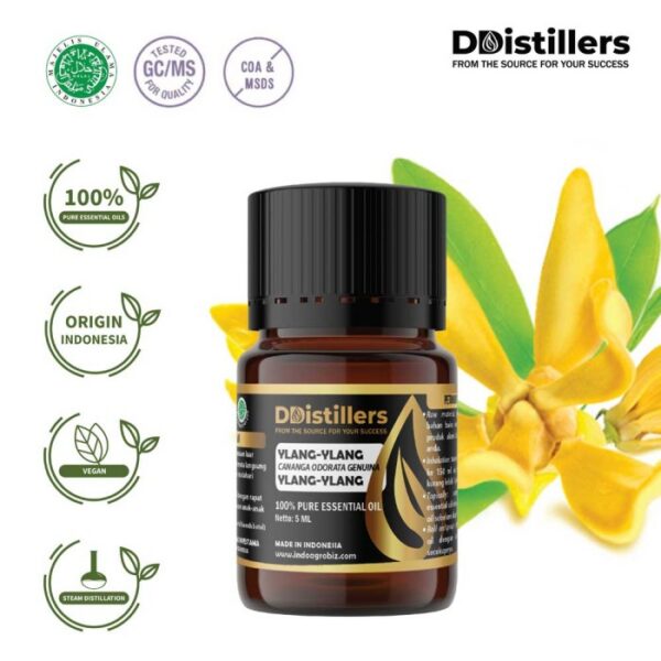 Ylang-Ylang / Kenanga Essential Oil Pure 100%, 2-10ML GS