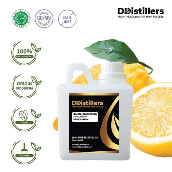 e0fef8da8f5c4151949962eb8bb38c0e.jpg Lemon (Cold Presse) / Lemon Essential Oil Pure 100%, 500ML-1L HDPE/SS