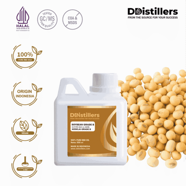 Soybean Grade B / Kedelai Grade B RBD Oil Pure 100%, 500ML-1L HDPE