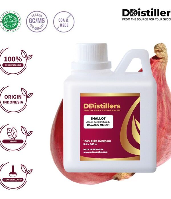 Hydrosol Shallot / Bawang Merah Pure 100%, 500ML-1L HDPE