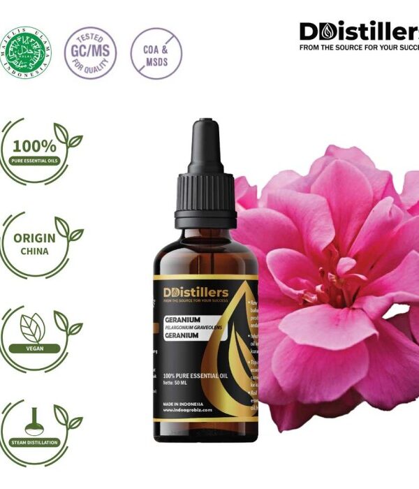 Geranium / Geranium Essential Oil Pure 100%, 50-100ML GS