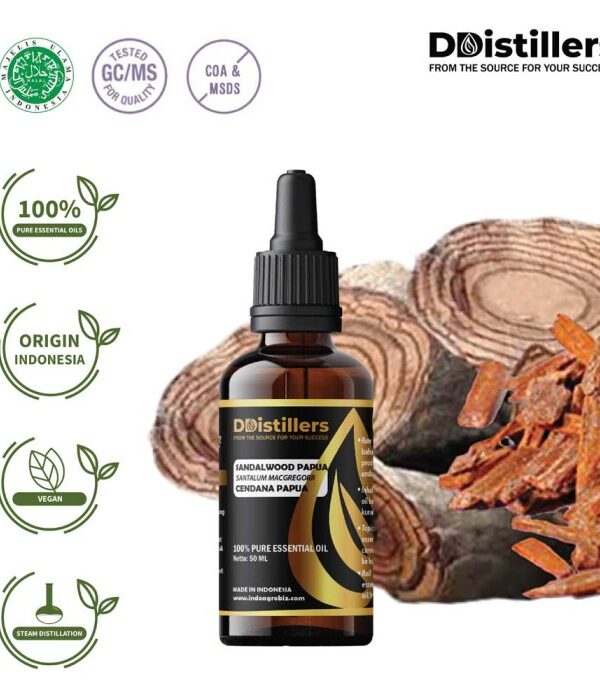 Sandalwood (Papua) / Cendana Papua Essential Oil Pure 100%, 50-100ML GS