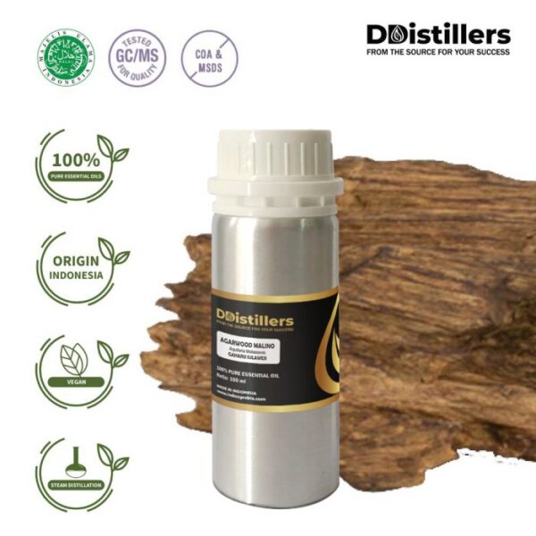 Agarwood Malino / Gaharu Sulawesi Selatan Essential Oil Pure 100%, 50-100ML GS