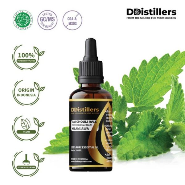 Patchouli (Java) / Nilam Jawa Essential Oil Pure 100%, 50-100ML GS