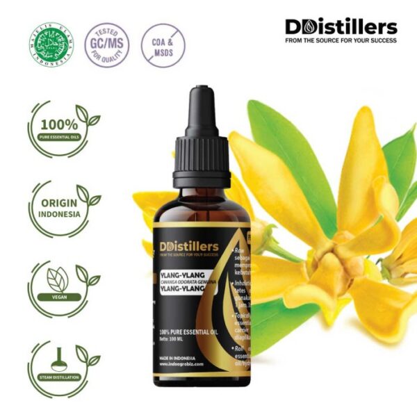 Ylang-Ylang / Kenanga Essential Oil Pure 100%, 50-100ML GS