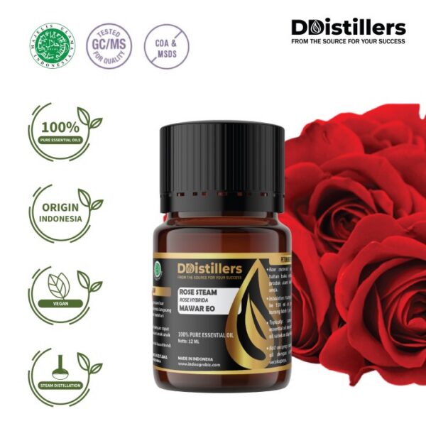 e5d1f138dc324c3d943d743b4e310710.jpg Rose Steam / Mawar Essential Oil Pure 100%, 1-12ML GS