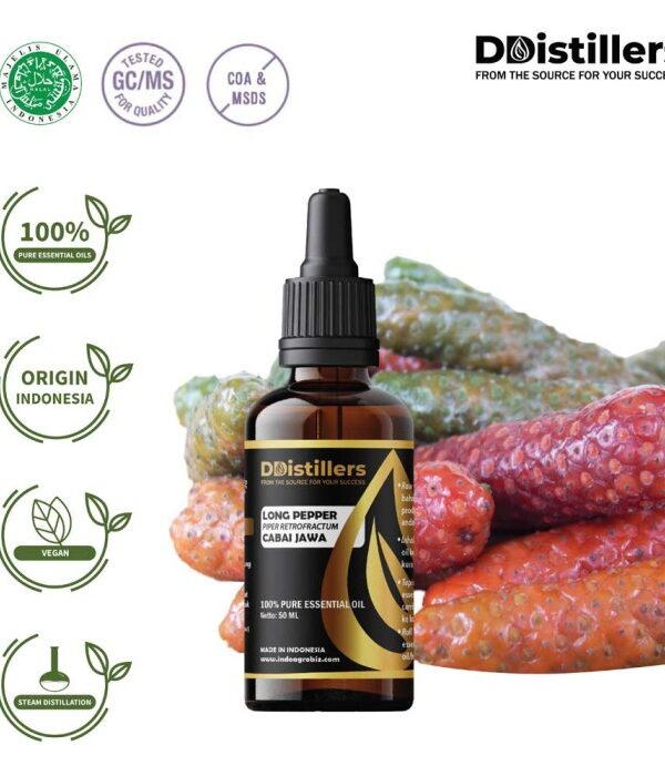 e64dc7a0d3144e2cb47755e8626a3209.jpg Long Pepper (Java) / Cabai Jawa / Cabai Jamu Essential Oil Pure 100%, 50-100ML GS