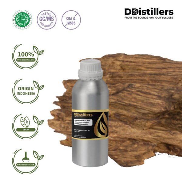 Agarwood Malino / Gaharu Essential Oil Pure 100%, 0.5KG SS