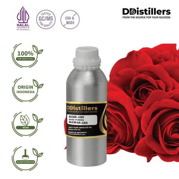 Rose / Mawar Absolute Oil Pure 100%, 500ML-1L HDPE/SS