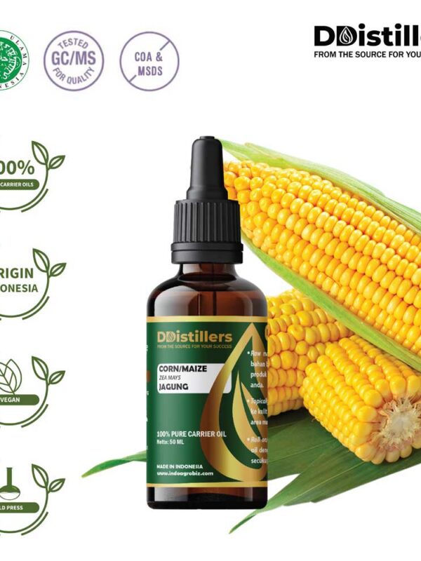 Corn / Maize / Jagung Carrier Oil Pure 100%, 50-100ML GS