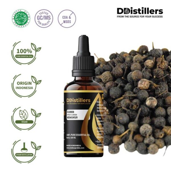 Cubeb / Kemukus Essential Oil Pure 100%, 50-100ML GS