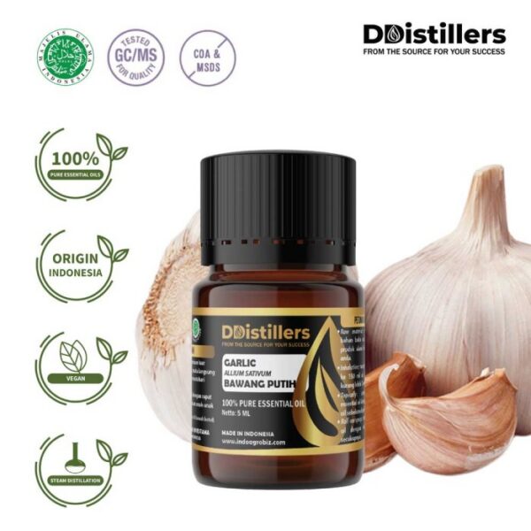 Garlic / Bawang Putih Essential Oil Pure 100%, 2-10ML GS