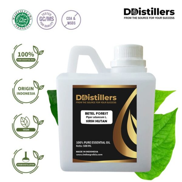 f2d220827afe470ca4b72fe86ecd9805.jpg Betel (Forest) / Sirih Hutan Essential Oil Pure 100%, 500ML-1L HDPE/SS