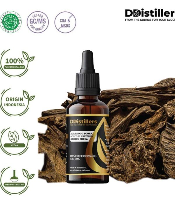 Agarwood Bouya / Gaharu Buaya Essential Oil Pure 100%, 50-100ML GS