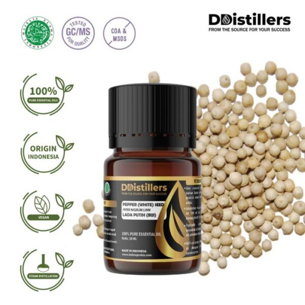 f363bfeaadf747ee95318a5878453fb0.jpg Pepper (White) Seed / Biji Lada Putih Essential Oil Pure 100%, 2-10ML GS