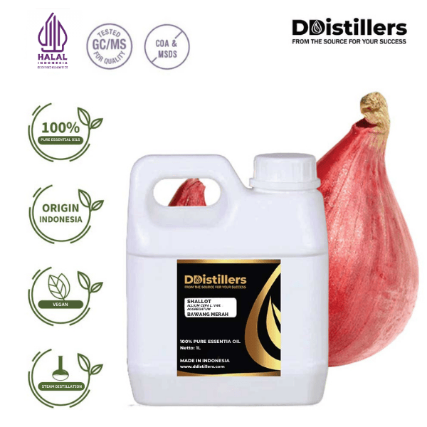 Shallot-EO / Bawang Merah Essential Oil Pure 100%, 500ML-1L HDPE/SS