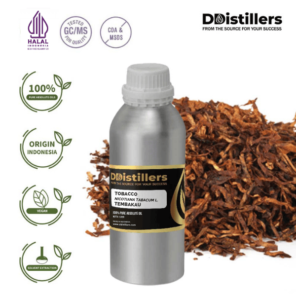 f4d7bcdf2be94826ab9641e607a16b38-1.png Tobacco-EO / Tembakau Essential Oil Pure 100%, 500ML-1L HDPE/SS