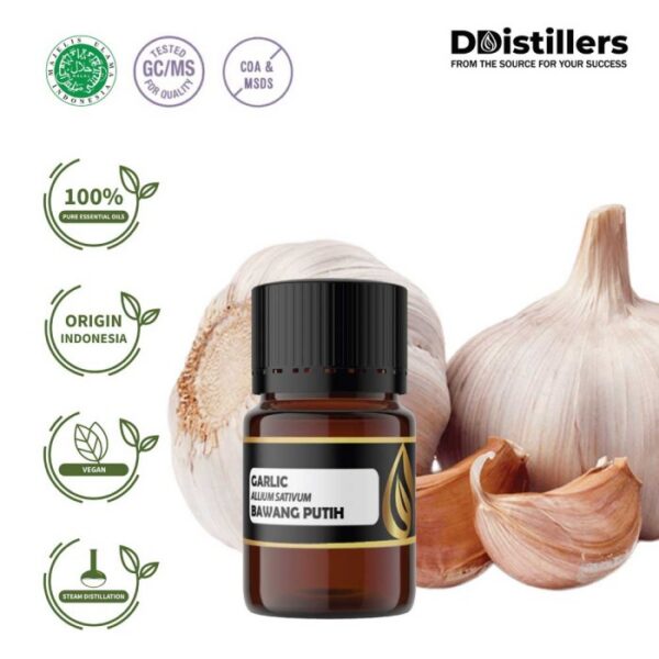 Garlic / Bawang Putih Essential Oil Pure 100%, 2-10ML GS