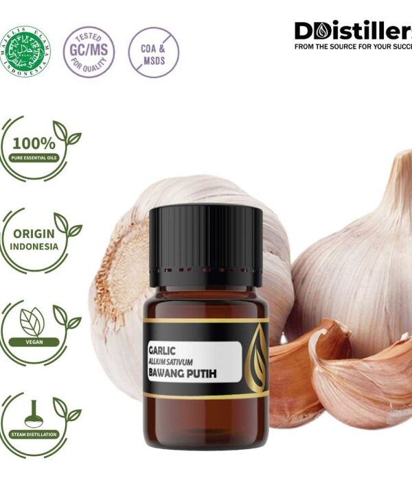 Garlic / Bawang Putih Essential Oil Pure 100%, 2-10ML GS
