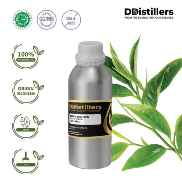 Green Tea SCFE / Teh Hijau Essential Oil Pure 100%, 500ML-1L HDPE/SS
