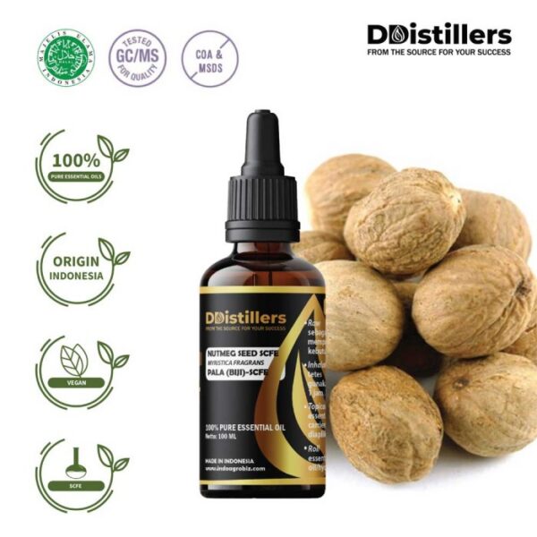 fa99e1a4a00140539433add639c5fcdf.jpg Nutmeg Seed SCFE / Biji Pala Essential Oil Pure 100%, 50-100ML GS